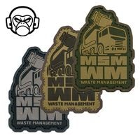 MSM Waste Management PVC Morale PATCH<br>MIL-SPEC MONKEY Ѵʪ PVC 顼 ѥå ߥ륹ڥå󥭡 ߥ꥿꡼ ȥɥ 奢 Х Х ġ  åڥ ѥåѥͥ ٥륯 ± Х   ץ