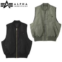 ALPHA �ե饤�� �٥��� 797-5957001 <br>�ڥ���ե� FLIGHT VEST�ۥ�� �ߥ꥿�꡼ �����奢�� �����ȥɥ� ���ȥ꡼�� �Х��� �ġ���� �ݥ��å� ���åѡ� �������� �٥��� �ʥ����� �ݥꥨ���ƥ� MA-1