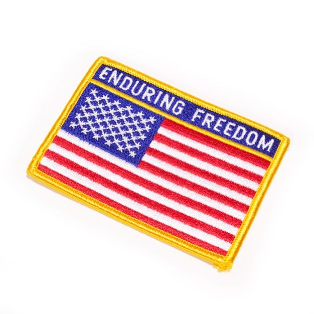 Enduring Freedom US FLAG 【アメリカ軍 不朽の自由 星条旗ワッペン
