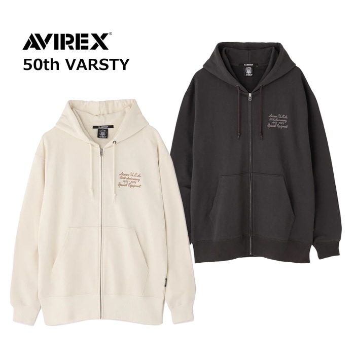 AVIREX 50th Anniversary バーシティパーカー AVIREX 50周年モデル