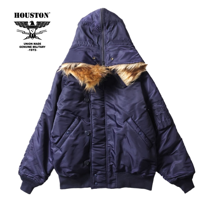 HOUSTON INC.　ヒューストン N-2B フライトジャケット 黒 HOUSTON（ヒューストン） 51536 N-2B / N-2Bフライトジャケット -全3色