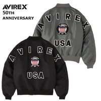 AVIREX 7835952019 50th AnniversaryMA-1 SIGNTATURE BIG LOGO<br>ڥӥå MA-1 ͥ㡼 ӥåۥ ߥ꥿꡼ 奢 ȥɥ Х ġ   ȥåץ Х ˥С꡼ ʻȤ 50ǯ MA-1