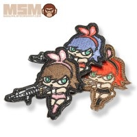 MSM BUNNY GIRL PATCH<br>��MIL SPEC MONKEY �ߥ륹�ڥå���󥭡� Bunny Girl Patch�ۥ�� ��ǥ����� �ߥ꥿�꡼ �����ȥɥ� �����奢�� ���Х� �ѥå��ѥͥ� �Х��� �ġ���� ���ݡ��� ���塼�ƥ��� �������� ���������꡼ ���� ���� �����ץ� ��åڥ� �٥륯��