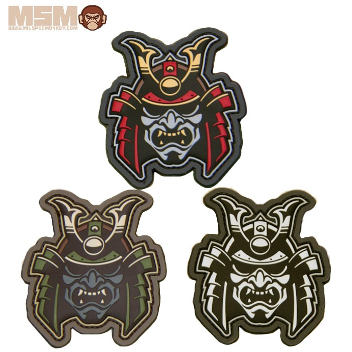 MSM SAMURAI HEAD PVC PATCH<br>【MIL-SPEC MONKEY ミルスペック