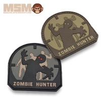 MSM ZOMBIE HUNTER PVC PATCH<br>��MIL-SPEC MONKEY �ߥ륹�ڥå�����󥭡� ����ӥϥ󥿡� �ѥå��ۥߥ꥿�꡼ ���Х��Х륲���� ��åڥ� �٥륯���դ�