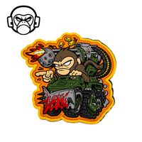 MSM Mil-spec Monkey War Machine Monkey1 PVC Morale Patch<br>�ڥߥ륹�ڥå� ��󥭡� �������ޥ����� ��󥭡�1 PVC �ѥå��ۥߥ꥿�꡼ ���Х�  ��åڥ� ������ ���ݡ��� ���塼�ƥ��� �٥륯�� �ѥå��ѥͥ� ��С� �ٻ� ˡ���Ե��� ���� �����ץ� ���������꡼ ����
