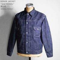YAMAMOTO CO.LTD. DENIM JACKET 2nd MODEL BLUE<br>�ڥ�ޥ�ȥ��ꥸ�ʥ�  �ǥ˥ॸ�㥱�å� 2nd��ǥ� �֥롼�ۥ�� �����奢�� ���ȥ꡼�� �Х��� �ġ���� �ս�ʪ �������� ���硼�Ⱦ� �ǥ˥� DENIM ��ޥ�ȥ��ꥸ�ʥ� ������� �֥롼 �ǥ����