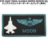 ���������ɽ��͡���/F35 USAF 356th ALASKA GREEN DEMON SQ ���� w/hook <br>�ڥ��������ᥤ�� �ۥ��饹�� �ߥ꥿�꡼ ���Х��Х륲���� ���Х� �����ץ� ������ BDU ���㥱�å� ��Ʈ�� ��åڥ� �٥륯�� ���Ĵ��� �ż�Ǽ F35 ��Ʈ�� ALASKA 