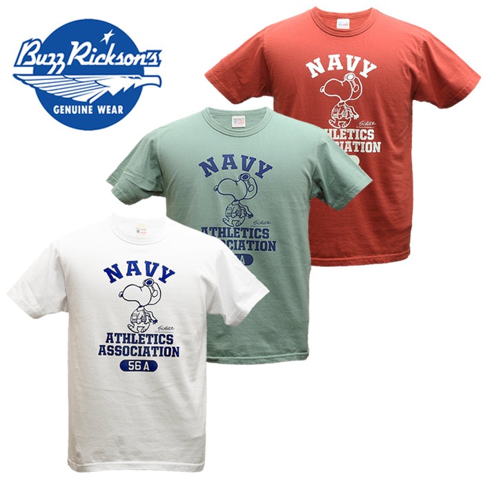BUZZ RICKSON’S PEANUTS スヌーピー Tシャツ L USA製 BUZZ RICKSON'S(バズリクソンズ) ピーナッツコラボTシャツ