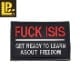 LA PATCHERIA Fuck ISIS PATCH<br>�ڥ�ѥå����ꥢ PVC��åڥ�ۥ�� ���Х� ���Х��� �������ե� �ߥ꥿�꡼ ��åڥ� airsoft ��ư���� �ޥ륤 �������� �Х�ϥ� ���륻������ �ѷ� �����륺 ��åڥ� TEAM6 �����ꥹ�� ����ե��ǥ� �ü����� �����å� SAS