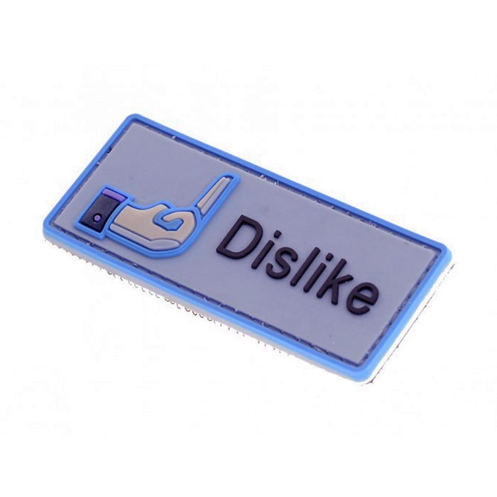 LA PATCHERIA Dislike PATCH<br>�ڥ�ѥå����ꥢ PVC��åڥ�ۥ�� ���Х� ���Х��� �������ե� �ߥ꥿�꡼ ��åڥ� airsoft ��ư���� �ޥ륤 �������� �Х�ϥ� ���륻������ �ѷ� �����륺 ��åڥ� TEAM6 �����ꥹ�� ����ե��ǥ� �ü����� �����å� SAS