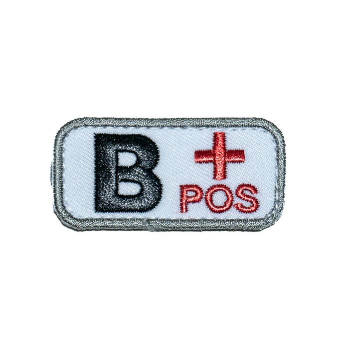 MIL-SPEC MONKEY Bloodtypes Patch B<br>�ڥߥ륹�ڥå�����󥭡� ��շ� �ѥå� B���ۥߥ꥿�꡼ ͢�� ���Х� ���Х��Х륲���� ��åڥ�