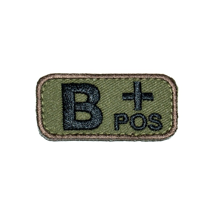 MIL-SPEC MONKEY Bloodtypes Patch B<br>�ڥߥ륹�ڥå�����󥭡� ��շ� �ѥå� B���ۥߥ꥿�꡼ ͢�� ���Х� ���Х��Х륲���� ��åڥ�