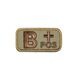 MIL-SPEC MONKEY Bloodtypes Patch B<br>�ڥߥ륹�ڥå�����󥭡� ��շ� �ѥå� B���ۥߥ꥿�꡼ ͢�� ���Х� ���Х��Х륲���� ��åڥ�