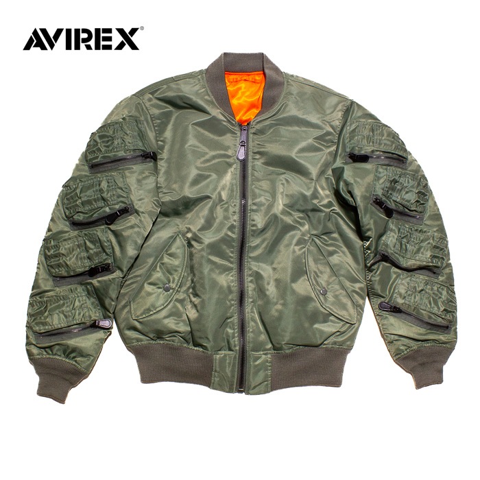 AVIREX 7835252018 12POCKET BIG MA-1<br>ڥå 12ݥå ӥå MA-1ۥ ʥ MA-1 奢 ȥɥ 12ݥå  ʪ ե饤ȥ㥱å ܥС㥱å