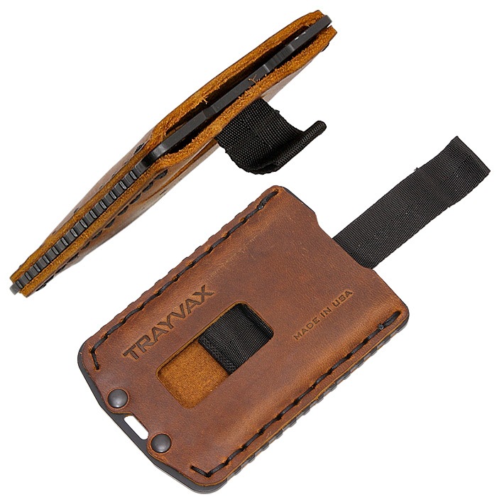 Trayvax ���å���� ������å�<br>�ڥȥ쥤�����å��� Ascent Wallet�ۥ�� �ߥ꥿�꡼ �����ɥ�����å� �����ɥۥ�� ID�ۥ���� RFID�ץ��ƥ������ EDC EveryDay Carry ���֥�ǥ�����꡼