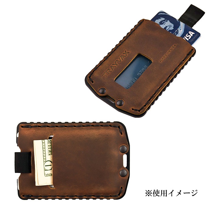 Trayvax ���å���� ������å�<br>�ڥȥ쥤�����å��� Ascent Wallet�ۥ�� �ߥ꥿�꡼ �����ɥ�����å� �����ɥۥ�� ID�ۥ���� RFID�ץ��ƥ������ EDC EveryDay Carry ���֥�ǥ�����꡼