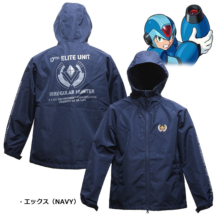 ���å��ޥ�X ������� ���㥱�å�<br>��RockmanX Wind Jacket��MEGAMAN ���� ��� ��ǥ����� �ߥ꥿�꡼ �����奢�� �����ȥɥ� CAPCOM ���ץ��� ������ ����饯���� Ĺµ �ȥåץ� �������� �ʥ����� �ɽ� ���å��� ���� �ץ������� �ɴ� �ݲ� OUTLET