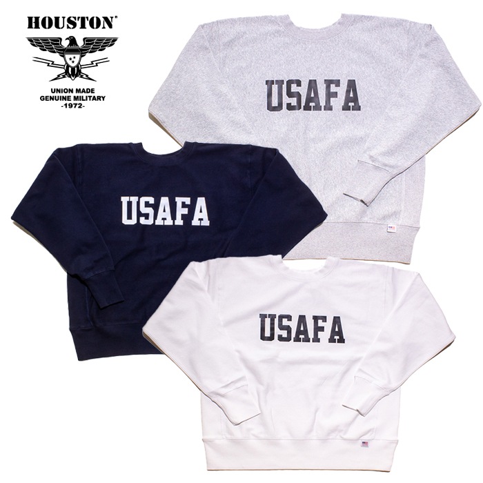 HOUSTON 22369 U.S. COTTON R/V SWEAT(USAFA)<br>ڥҥ塼ȥ 22369 US åȥR/W å(USAFA)ۥ ǥ ߥ꥿꡼ ȥɥ 奢 å ץ С֥ åɥ顼