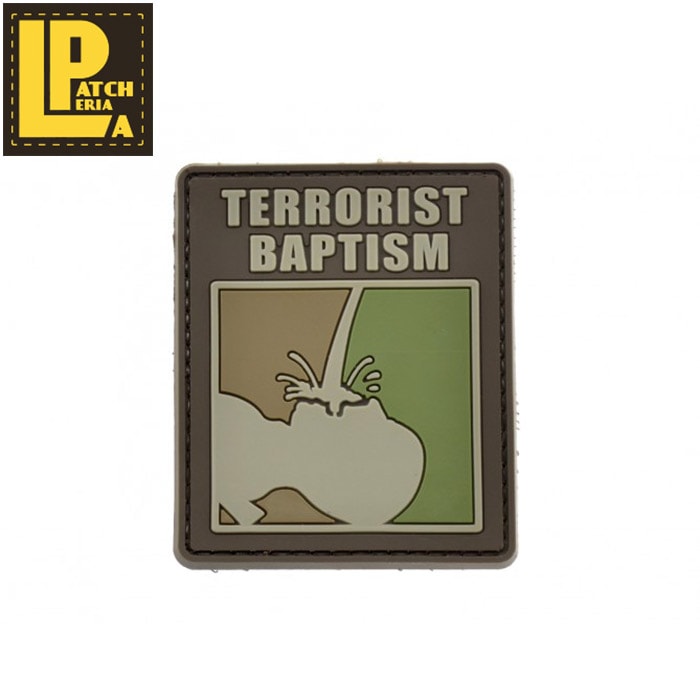 LA PATCHERIA BAPTISM PATCH<br>�ڥ�ѥå����ꥢ PVC��åڥ� �ۥ�� �٥륯�� ���Х� ���Х��� �������ե� �ߥ꥿�꡼ ��åڥ� airsoft ��ư���� �ޥ륤 �������� UK ��� ��˥��󥸥�å� ���륻������ �ѷ� �٥륯�� ��åڥ� TEAM6 �����ꥹ��