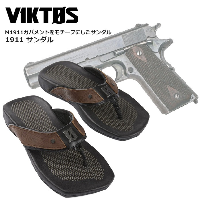 VIKTOS 1911 �������<br>�ڥ������ȥ� �ӥ��ȥ� 1911 Sandal�ۥ�� �ߥ꥿�꡼ �����ȥɥ� �����奢�� ���Х� R&R Rest and Recreation �ӡ���������� ���� �С��٥��塼 ������ ������ EVA �쥶�� ���������� �֥�å� 1911 ���Х��� ����� OUTLET SALE