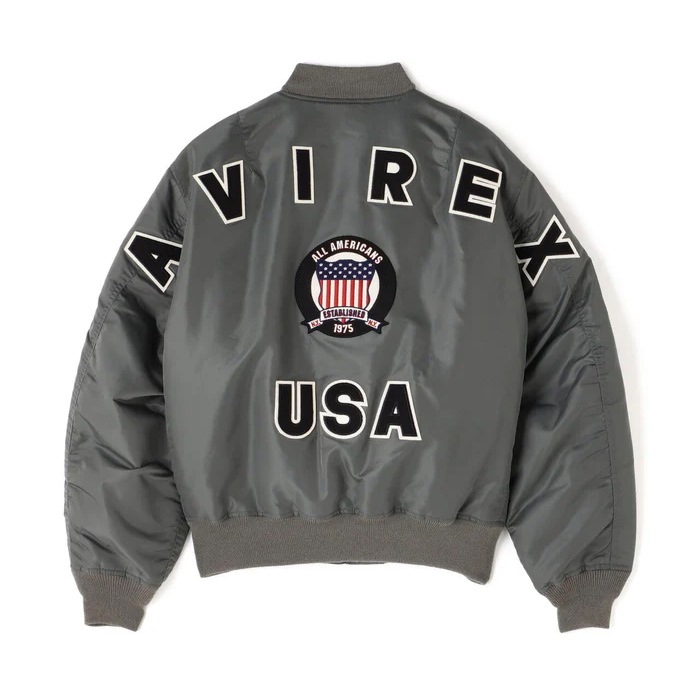 AVIREX 7835952019 50th AnniversaryMA-1 SIGNTATURE BIG LOGO<br>ڥӥå MA-1 ͥ㡼 ӥåۥ ߥ꥿꡼ 奢 ȥɥ Х ġ   ȥåץ Х ˥С꡼ ʻȤ 50ǯ MA-1