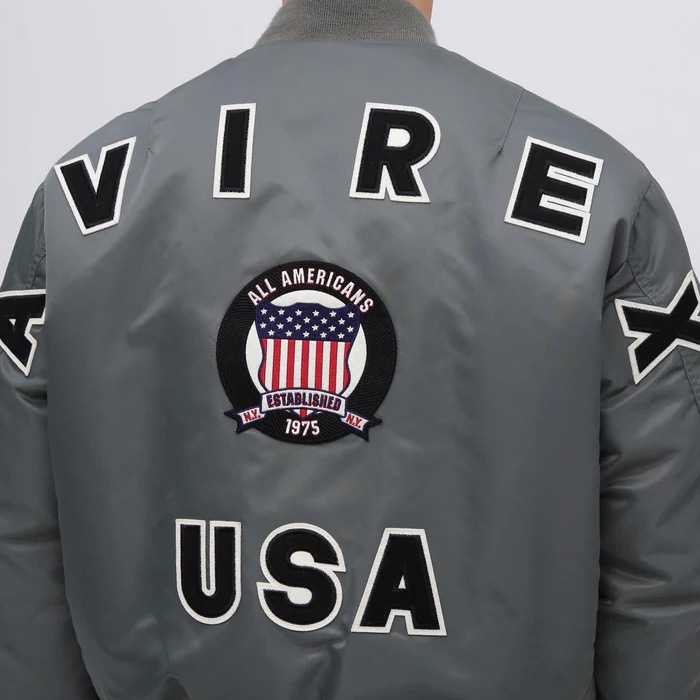 AVIREX 7835952019 50th AnniversaryMA-1 SIGNTATURE BIG LOGO<br>ڥӥå MA-1 ͥ㡼 ӥåۥ ߥ꥿꡼ 奢 ȥɥ Х ġ   ȥåץ Х ˥С꡼ ʻȤ 50ǯ MA-1