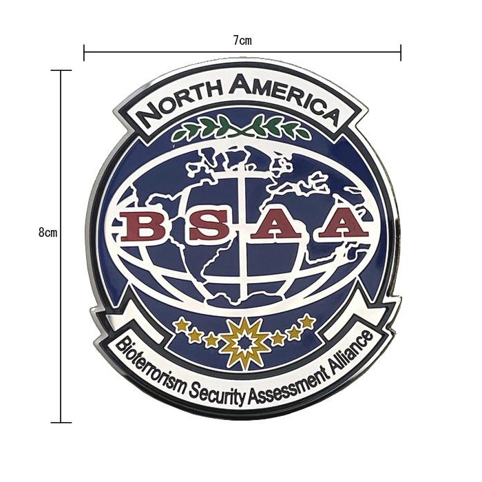 BIOHAZARD BSAA METAL STICKER DETH ISLAND<br>�ڥХ����ϥ����� BSAA�᥿�륹�ƥå��� �ǥ��������� �ۥ����� ���ץ��� capcom ���ƥå��� �᥿�� �᥿�륹�ƥå��� �ǲ� BASS �쥪�� ���ꥹ ���� ���륫�ȥ饺 �Х��� ��