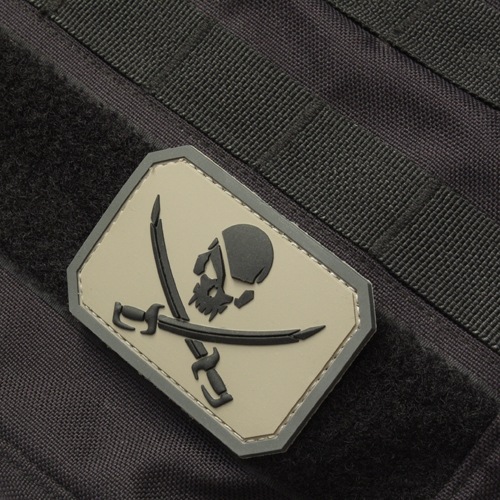 MSM  �ѥ��졼�� ������ �ѥå�<br>�ڥߥ륹�ڥå���󥭡� Pirate Skull PVC Patch�ۥ�� ��ǥ����� �ߥ꥿�꡼ �����ȥɥ� �����奢�� ���Х� �ѥå��ѥͥ� �Х��� �ġ���� ���ݡ��� ���塼�ƥ��� �������� ���������꡼ ���� ���� �����ץ� ��С� ��åڥ� �٥�