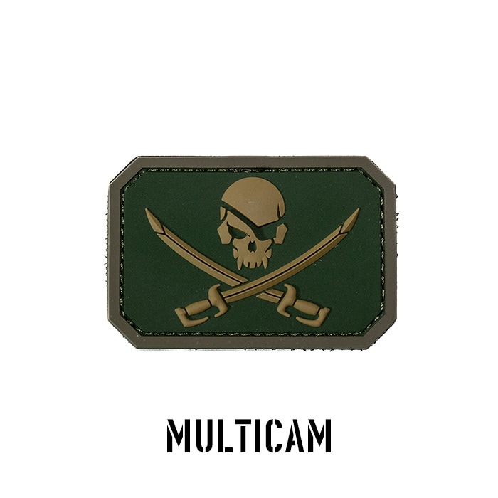 MSM  �ѥ��졼�� ������ �ѥå�<br>�ڥߥ륹�ڥå���󥭡� Pirate Skull PVC Patch�ۥ�� ��ǥ����� �ߥ꥿�꡼ �����ȥɥ� �����奢�� ���Х� �ѥå��ѥͥ� �Х��� �ġ���� ���ݡ��� ���塼�ƥ��� �������� ���������꡼ ���� ���� �����ץ� ��С� ��åڥ� �٥�