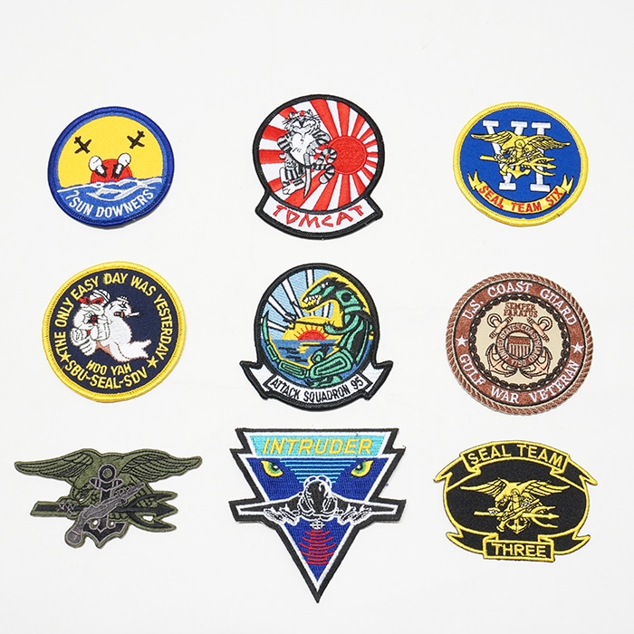 限定品　米海軍　原潜　チャレンジ　ワッペン　まとめ売り ☆ワッペンまとめ売り☆ アメリカ海軍系17枚SET【アメリカ USN 海軍
