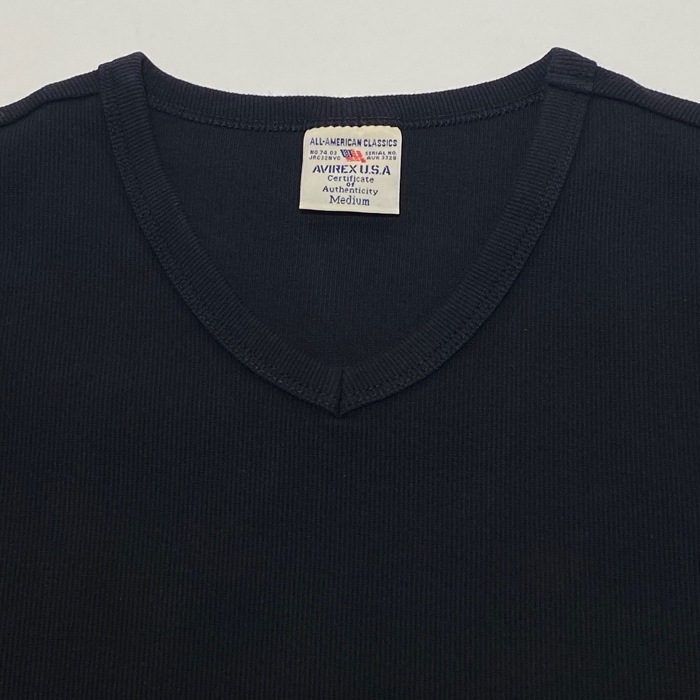 AVIREX DAILY RIB S/S VNECT TEE<br>ڥӥå ǥ꡼S/S VͥåTġ7834934008  ǥ ߥ꥿꡼ ȥɥ 奢 T ץ졼 åɥ顼 Vͥå