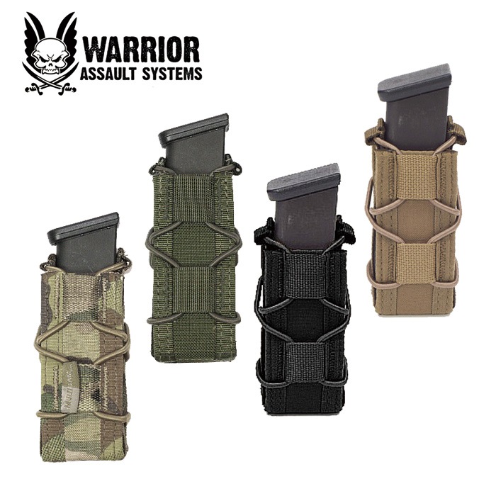 Warrior Assault Systems ���󥰥� �����å� �ԥ��ȥ�ޥ��ݡ���<br>�ڥ������ꥢ��������ȥ����ƥ� single quick pistol mag pouch�ۥ�� �ߥ꥿�꡼ �����ȥɥ� �ʥ����� ���Х� ��ʪ �ޥ�����ݡ��� �º� ���� MOLLE ���饹�ƥ��å������� 9mm OUTLET SALE