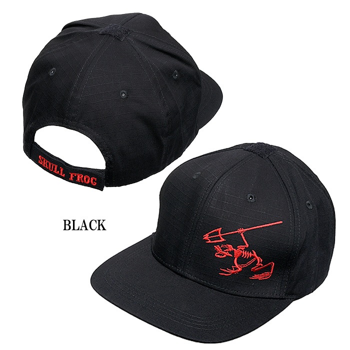 SKULL FROG �ե�åȥӥ륭��å�<br>�ڥ�����ե��å� FlatBill Cap�ۥ�� �ߥ꥿�꡼ �����ȥɥ� �����奢�� ���Х��Х륲���� ���Х�