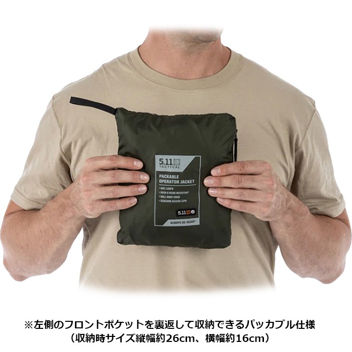 5.11 48169 ѥå֥ ڥ졼 㥱å<br>ڥե֥֥ ƥ Packable Operator Jacketۥ ߥ꥿꡼ 奢 ȥɥ Х Х ġ л   ա Ĺµ ݥꥨƥ  OUTLET SALE 30%OFF