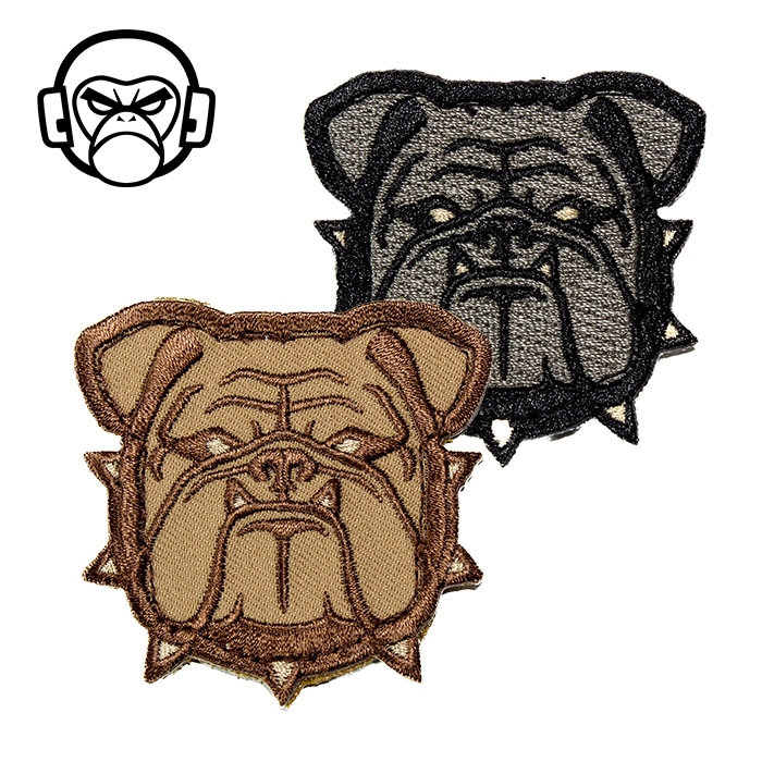 MSM MIL-SPEC MONKEY Bulldog Head - Small Patch<br>�ڥߥ륹�ڥå�����󥭡� �֥�ɥå��إå� ���⡼�� �ѥå��ۥ�� �ߥ꥿�꡼ ��åڥ� �٥륯���դ� �Х����ϥ����� BDU