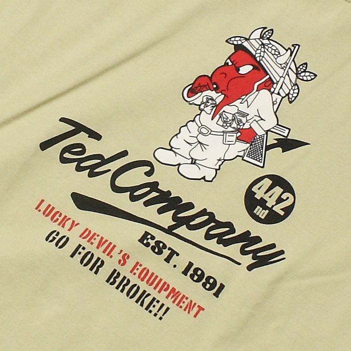 TEDMAN TDSS-520 �����ܡ��� T�����<br>�ڥƥåɥޥ� AIR BORNE Tee�ۥ�� �ߥ꥿�꡼ �����奢�� �����ȥɥ� ���ȥ꡼�� �����Х� Ⱦµ �ȥåץ� ����ʡ� ���åȥ� �Х��� �ġ���� ���ȥ��� ���� ���� ��å��� �ǥӥ� �ץ��� OUTLET