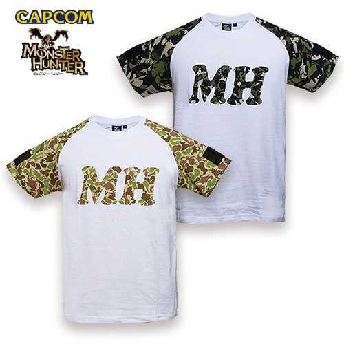 ��󥹥����ϥ󥿡� T����� for PATCH/����ե顼����<br>��Monster Hunter Tee for PATCH/Camo�ۥ��ץ��� ������ CAPCOM ��� ��ǥ����� ���å� �ߥ꥿�꡼ �����奢�� �º� �ȥåץ� ���åȥ� �ץ��� ����ʡ� Ⱦµ �ѥå��ѥͥ� OUTLET