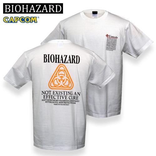 biohazard Umbrella CAUTION T�����<br>�ڥХ����ϥ����� Umbrella ��������� Tee��resident evil �������� ���ץ��� ������ CAPCOM ���  ���롼�ͥå� ���åȥ� �ץ��� �ߥ꥿�꡼ �����奢�� ���Х� ����֥�� �ȥåץ� ����ʡ� Ⱦµ OUTLET  SALE