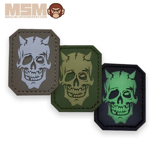 MSM �ǥӥ롦������ PVC�ѥå�<br>�ڥߥ륹�ڥå�����󥭡� Devil Skull Patch�ۥ�� ��ǥ����� �ߥ꥿�꡼ �����ȥɥ� �����奢�� ���Х� �ѥå��ѥͥ� �Х��� �ġ���� ���ݡ��� ���塼�ƥ��� �������� ���������꡼ ���� ���� �����ץ� ��åڥ� �٥륯��