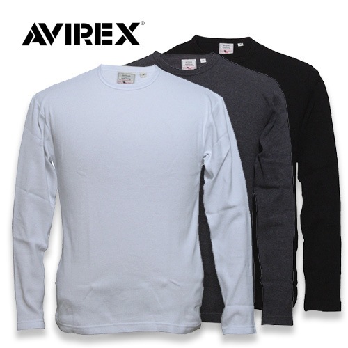 AVIREX 6143333 ミニワッフル・ロングスリーブT<br>【アヴィレックス 