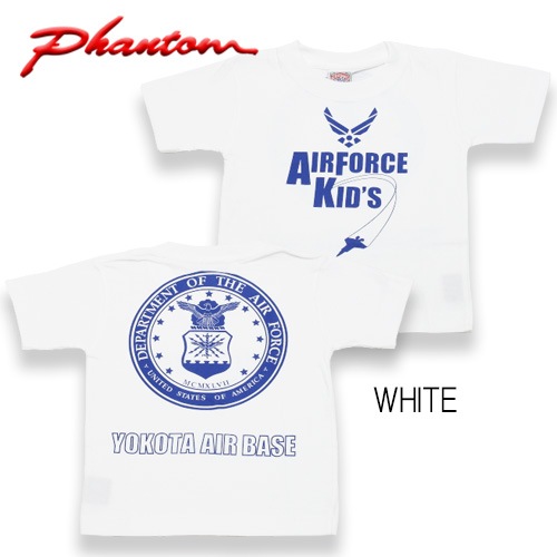 PHANTOM KID'S YOKOTA AFB T�����<br>�ڥե���ȥ� ���ꥸ�ʥ� tee�ۥ�� �ߥ꥿�꡼ �����奢�� �����ȥɥ� ���� ���Ϻ�