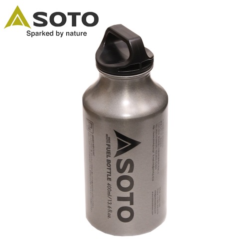 SOTO ե塼ܥȥ400ml<br>ڥ fuel bottle 400mlۥ ǥ եߥ꡼ ߥ꥿꡼ ȥɥ ޥƥ ꡼ MUKA ५ ȡ ǳܥȥ ưѥ쥮顼 ۥ磻ȥ л  С٥塼 ϥƥ