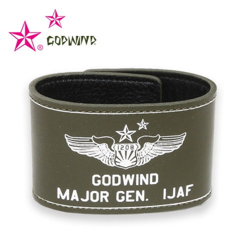 GODWIND 쥶͡ࡦ֥쥹å  ڥåɥ ߥ leather name braceletۥ ߥ꥿꡼ ȥɥ ϥɥᥤ