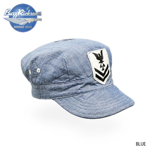 BUZZ BR1901 ֥졼 ǥåCAP<br>ڥХꥯ Chambray Deck Cap  ǥ ߥ꥿꡼ 奢 ȥɥ ȥ꡼ Х Х ġ  إåɥ åȥ ƥ󥷥 ѥå ɽ