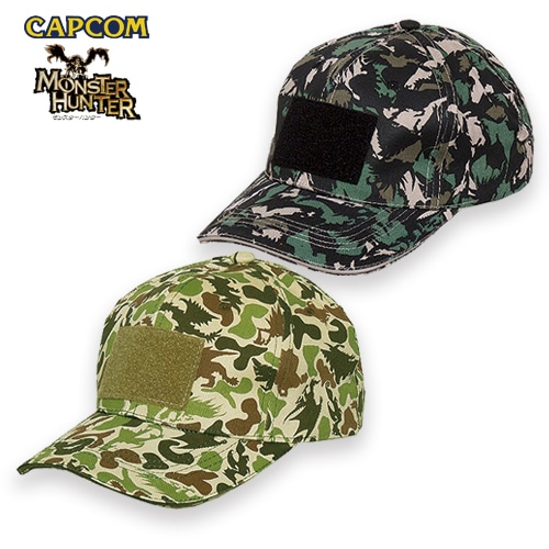 ��󥹥����ϥ󥿡� ����å� for PATCH/����ե顼����<br>��MonsterHunter CAP for PATCH/CAMO�ۥ��ץ��� ������ CAPCOM ��� ��ǥ����� �ߥ꥿�꡼ �����奢�� �����ȥɥ� �إåɥ��� �١����ܡ��륭��å� ���åȥ� �ѥå��ѥͥ� �º� OUTLET
