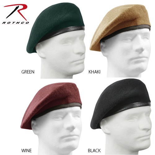 US GI������ �ߥ꥿�꡼�٥졼  ��rothco military beret�ۥ�� �ߥ꥿�꡼ �����ȥɥ� ���Х��Х륲���� ���Х� �����ץ� ���� �٥졼˹ ������� ��Φ���ü����� ��󥸥㡼 ���꡼��٥졼 ��������