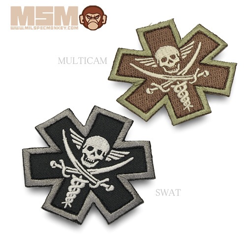 MSM TACTICAL MEDIC PIRATE PATCH <br>【MIL-SPEC MONKEY ミルスペック