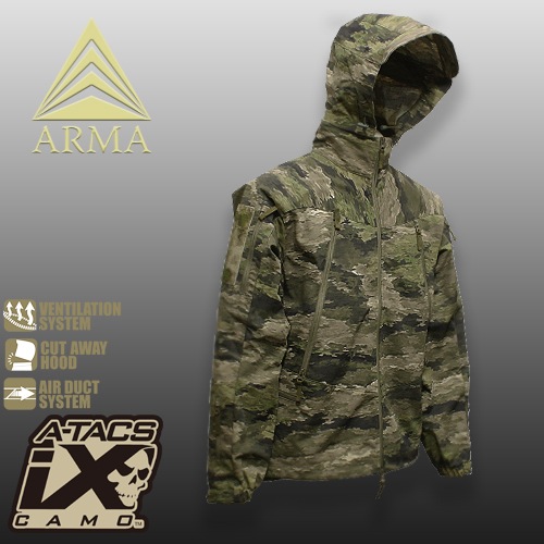 ARMA �����ƥ����� �ǥ���󥷥�� ���㥱�å�/A-TACS iX <br>�ڥ���� TACTICAL DIMENSION JACKET�ۥ�� �ߥ꥿�꡼ ���Х� �����ȥɥ� �Х��� �ġ���� ��������� �ޥ���ƥ�꡼���� �л� �������� ���åȥ� �ʥ����� ��åץ��ȥå� �º� ���� OUTLET