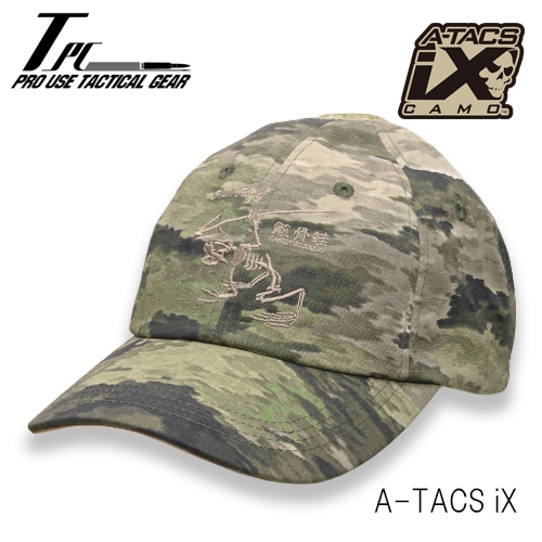 SKULL FROG ���� ����å� / A-TACS<br>�ڥ�����ե��å� logo cap������ �������� ������ �������å����� �ߥ꥿�꡼ ���Х��Х륲���� ���Х� �����������㥹����